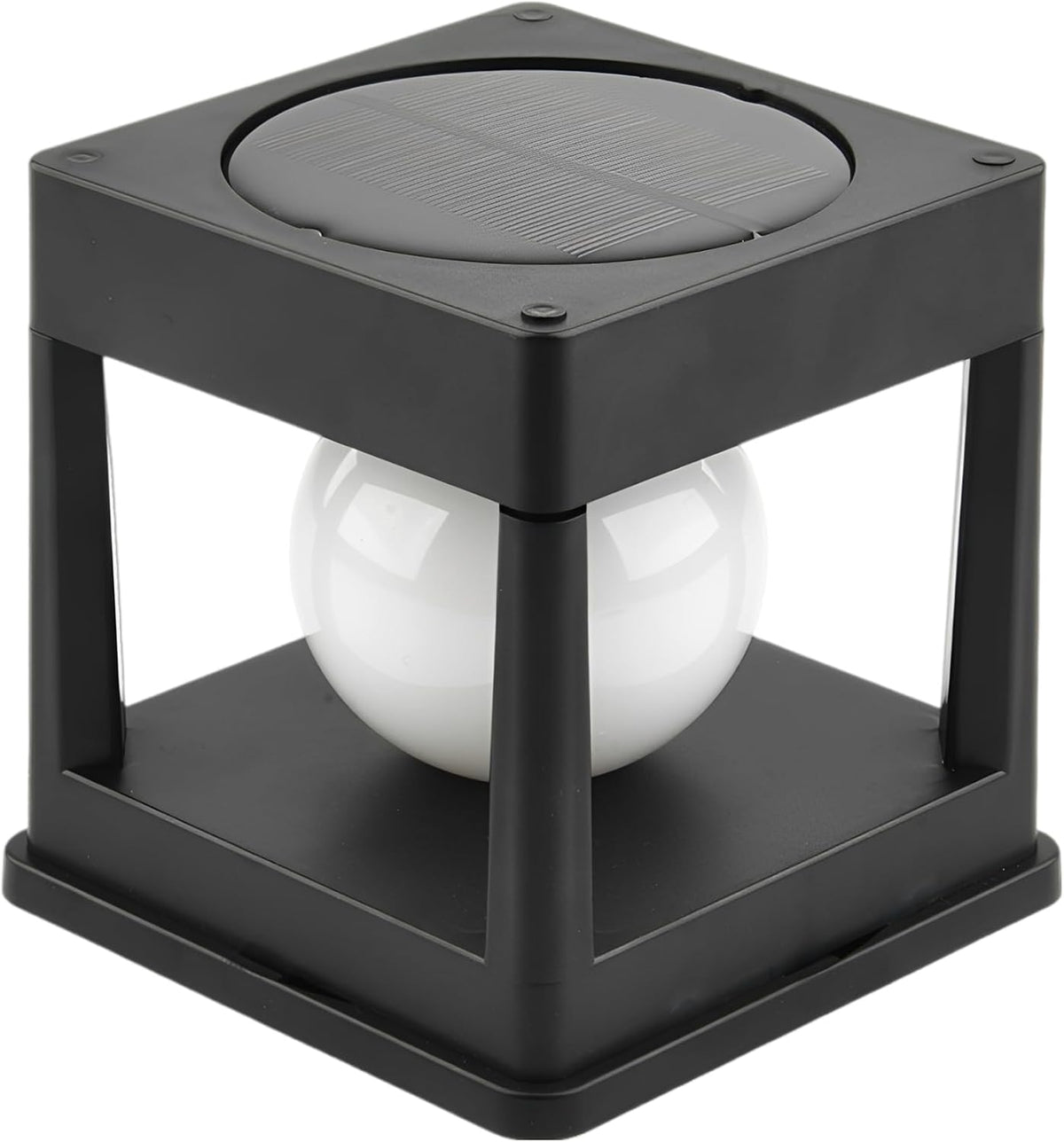 Solar LED Cube Light Post