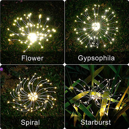 Solar Firework Outdoor Light