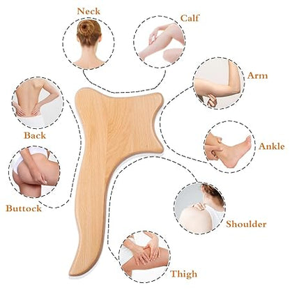 Gua Sha -  Ancient Chinese Massaging 5pc Kit