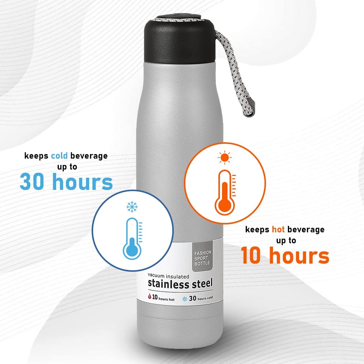 550ml Double Wall Vacuum Insulated Stainless Steel Water Bottle