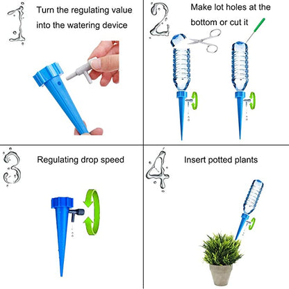 Self-Watering Garden or Potplant Spikes -10 Pack