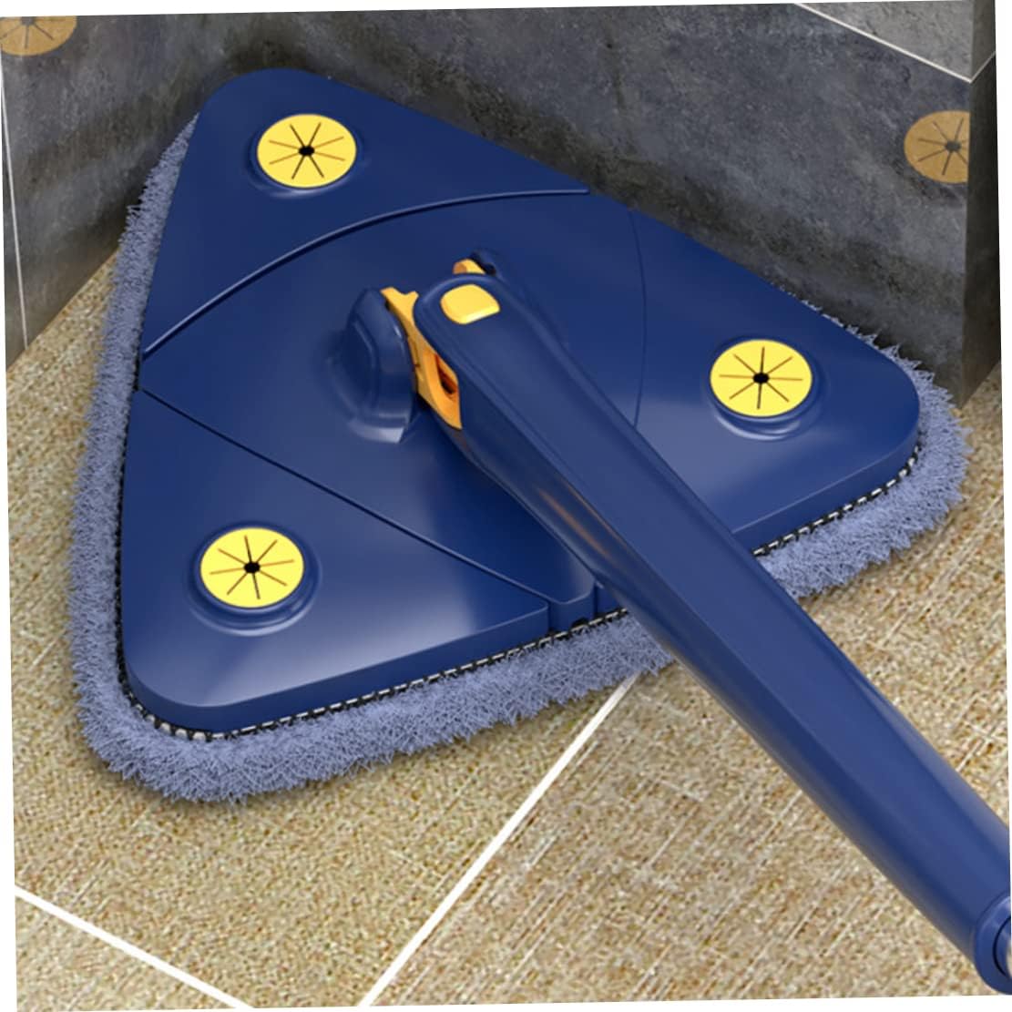 Triangle Shaped 360° Rotatable Adjustable Cleaning Mop