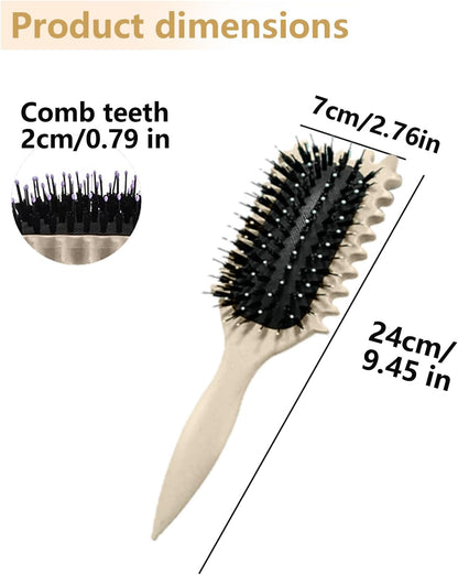 Luxury Curl Styling Brush – Detangling Styling Tool