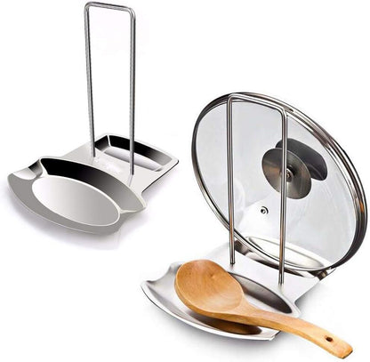 Stainless Steel Lid and Spoon Rest