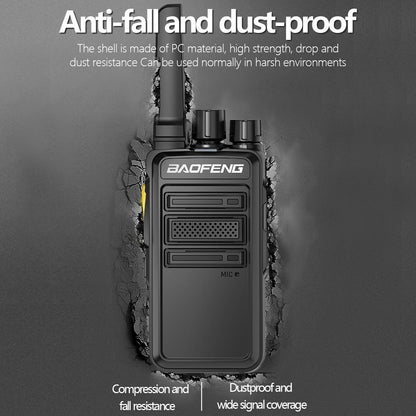 Digital & Analog UHF Two‑Way Radio – Secure Communication Device