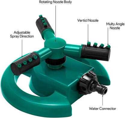 360 Rotating Garden Sprinkler