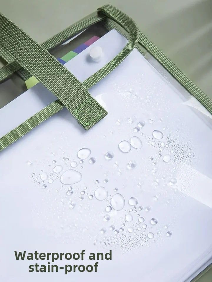 Transparent 13 Pocket A4 Carry Bag