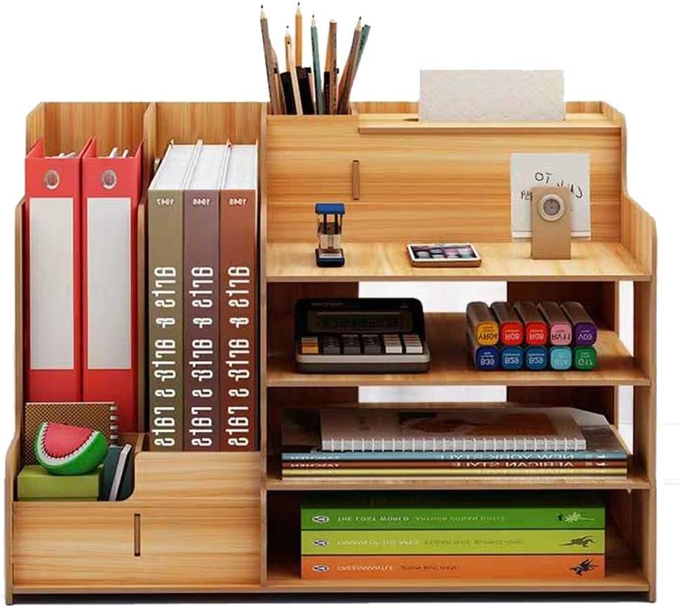 Office Desk Stationery  Organizer Stationery With File Holder and Paper Tray Organizer