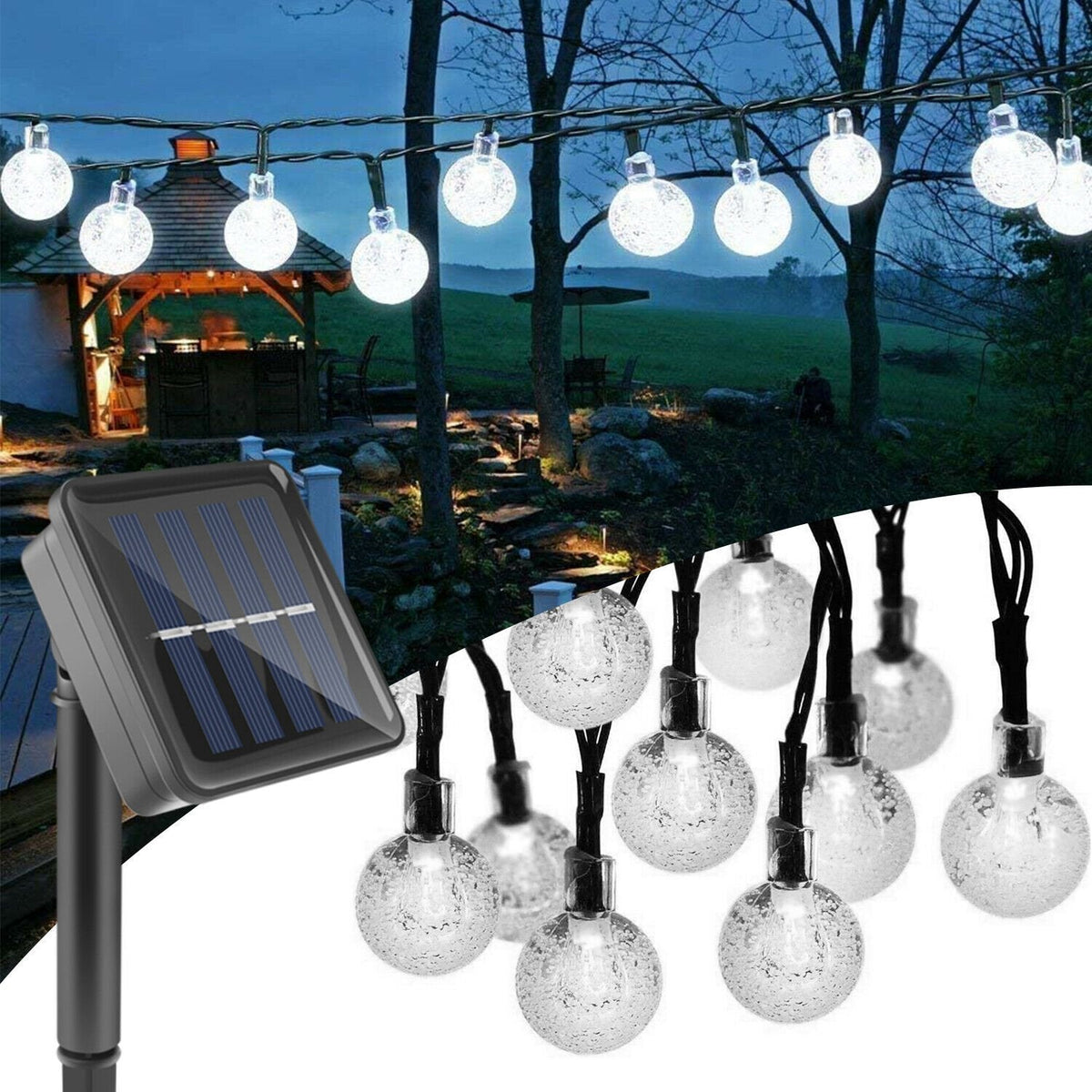 Solar Bubbles String Light - 5m