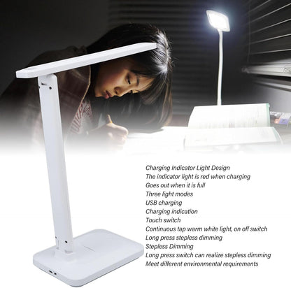 LED Eye Protection Desk Lamp – USB Powered, Anti-Glare, Compact Design