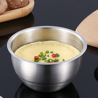 SteamServe 3‑Piece Stainless Steel Steaming Bowl Set with Lids