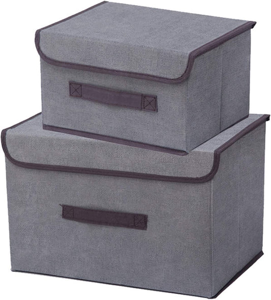 2 Pack Foldable Storage Box