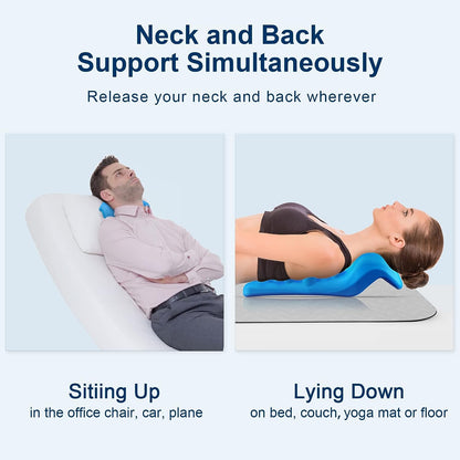 Neck and Shoulder Relaxer with Upper Back Massage Point