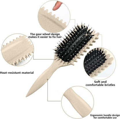 Luxury Curl Styling Brush – Detangling Styling Tool