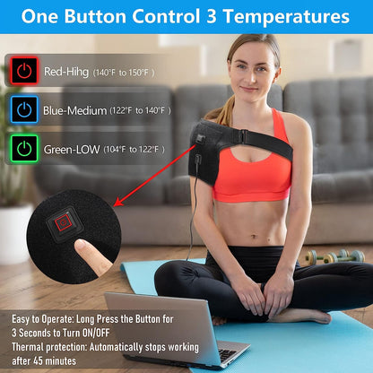 USB Heated Shoulder Support Brace