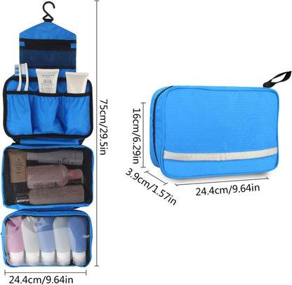 Multi Compartment Hanging Cosmetic Travel Bag