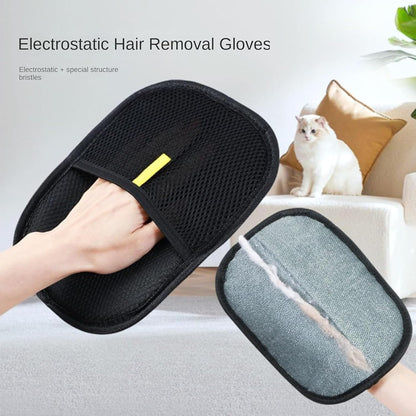 HairPaw Dual‑Sided Grooming Gloves