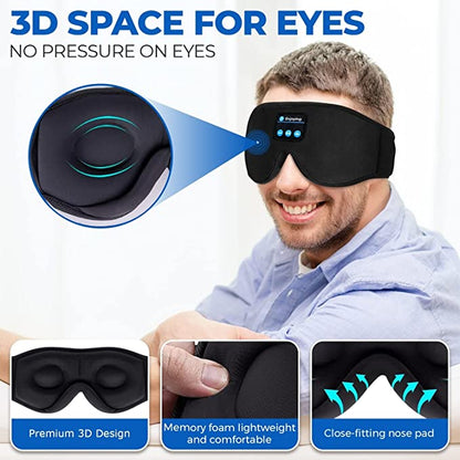 3D Sleep Eye Mask With Bluetooth