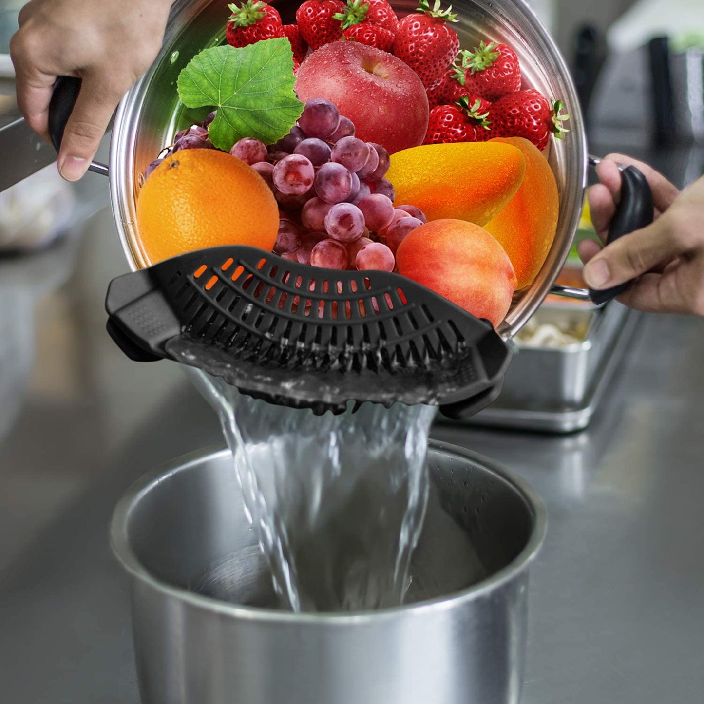 Snap N Strain Pot Strainer