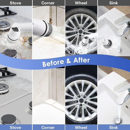 Cordless Electric Spin Scrubber