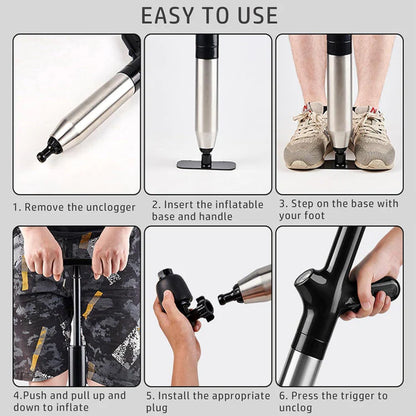 JetForce Max: High-Pressure Drain Plunger