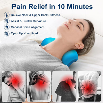 Neck and Shoulder Relaxer with Upper Back Massage Point