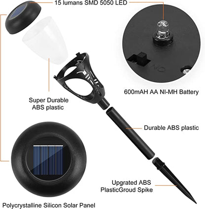 6 pc solar lamp