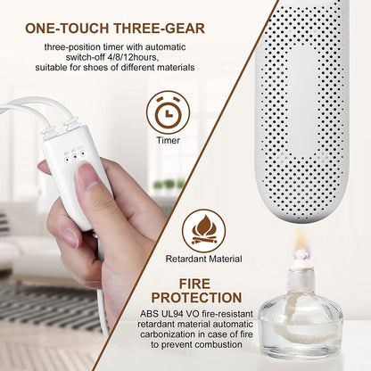 Portable Shoe Dryer - Purple Light