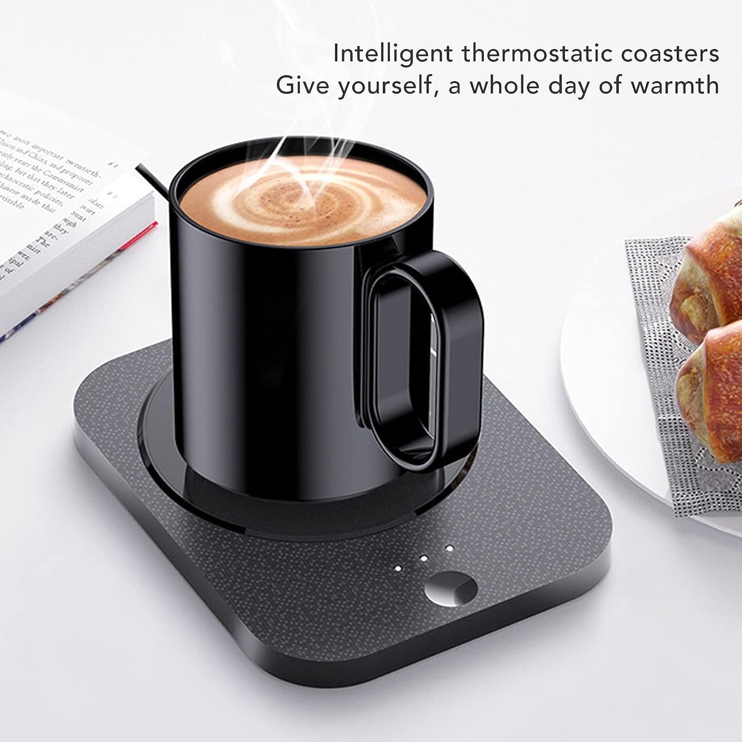 Self Heating Mug With Wireless Smart Charging