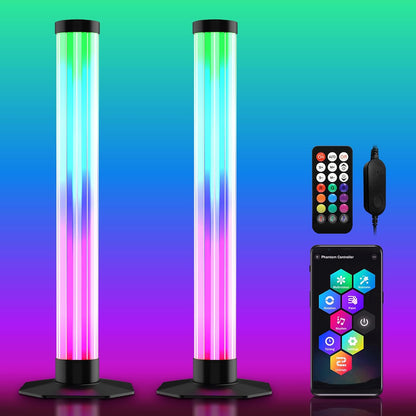 LED Light Bars – 360° Smart RGB Background Lighting