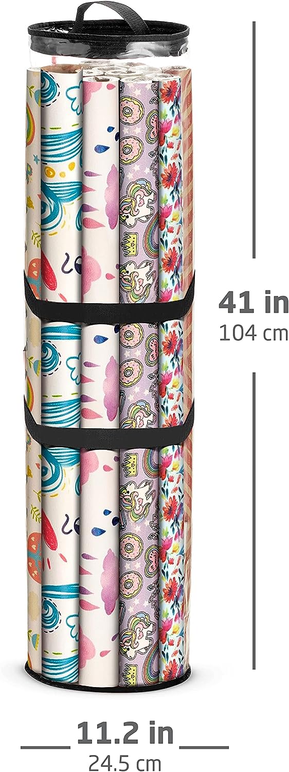 Gift Wrapping Paper Storage Bag