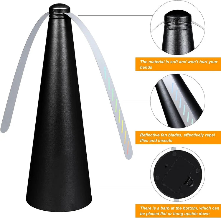 Fly Repellent Fan for Tables – Battery Powered