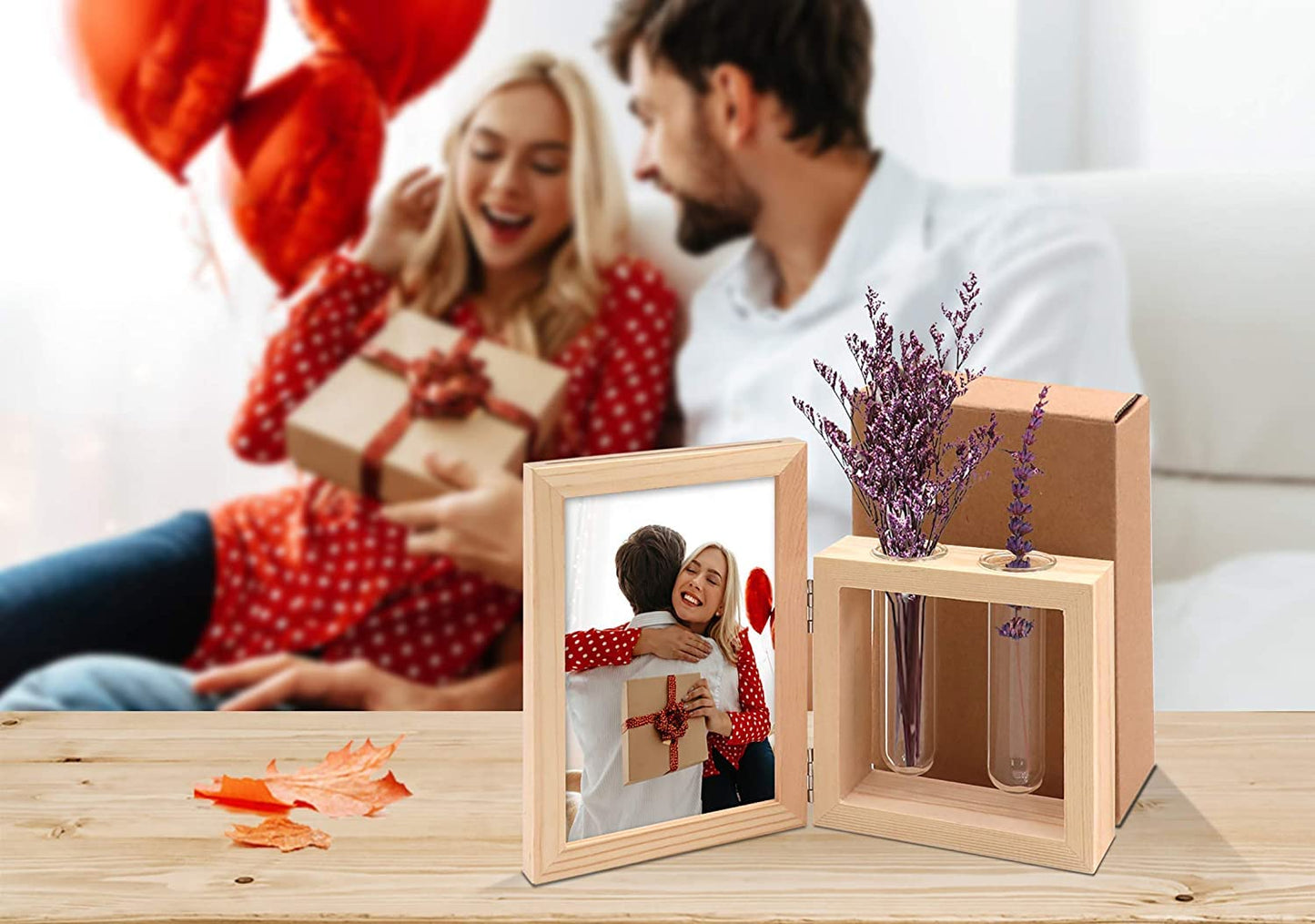 Picture Frame and Plant Vase Combo