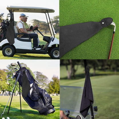 Golf Magnetic Microfiber Cleaning Towel