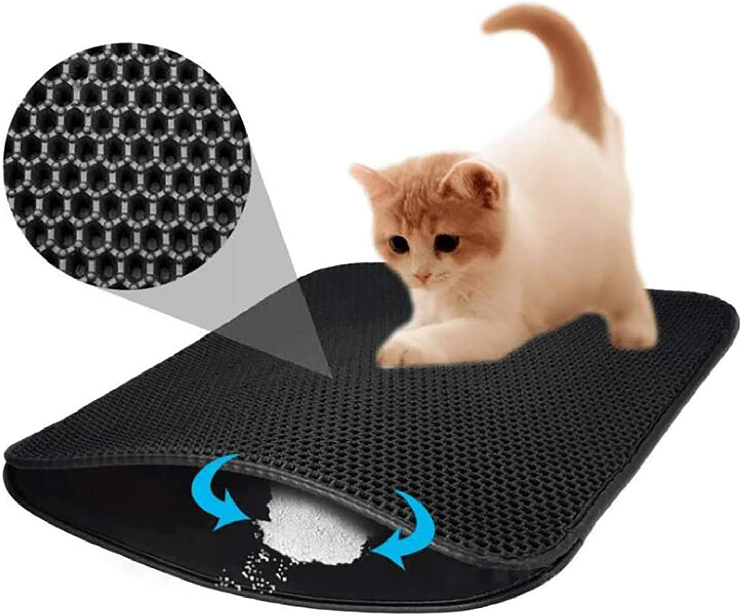 2-Layer Cat Litter Pad Pet Mat