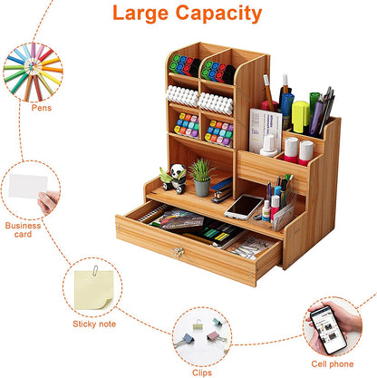 Stationery Storage Box with Drawer