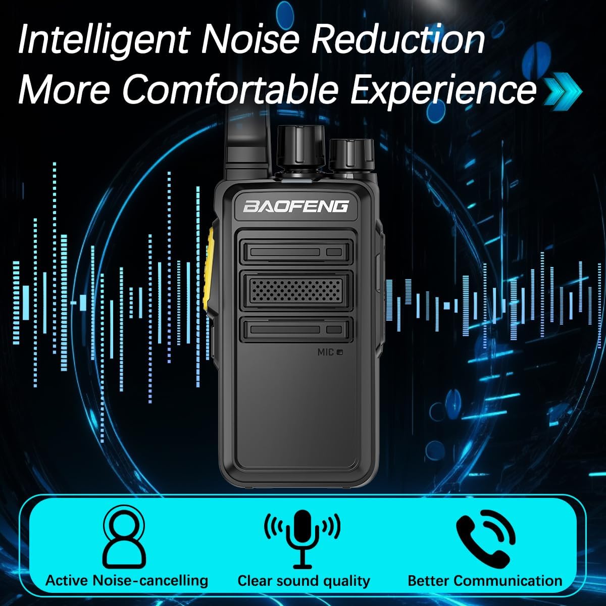 Digital & Analog UHF Two‑Way Radio – Secure Communication Device