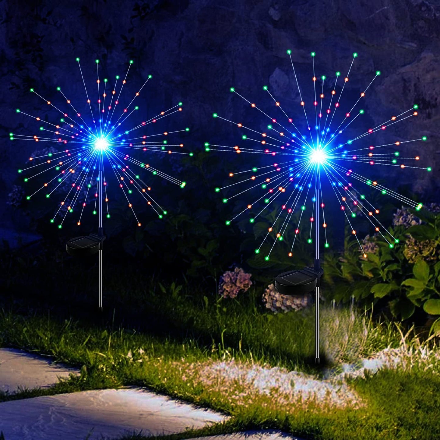 Solar Firework Outdoor Light