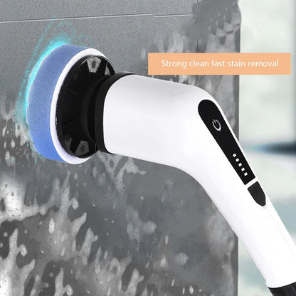 Cordless  Electric Spin Scrubber with 9  Cleaning Heads