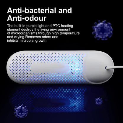 Portable Shoe Dryer - Purple Light