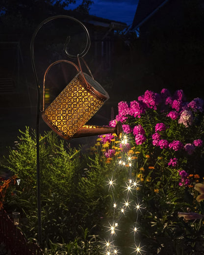 Solar Watering Can with LED Lights