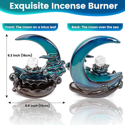 Crescent Dream Backflow Incense Burner