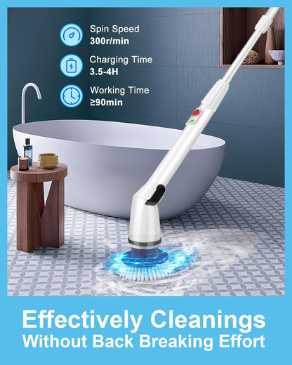 Cordless Electric Spin Scrubber