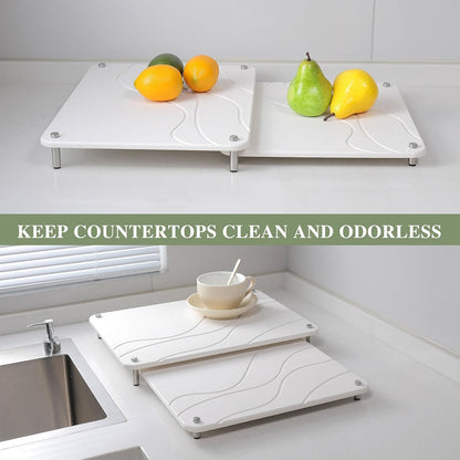 QuickDry Stone Dish Mat Set