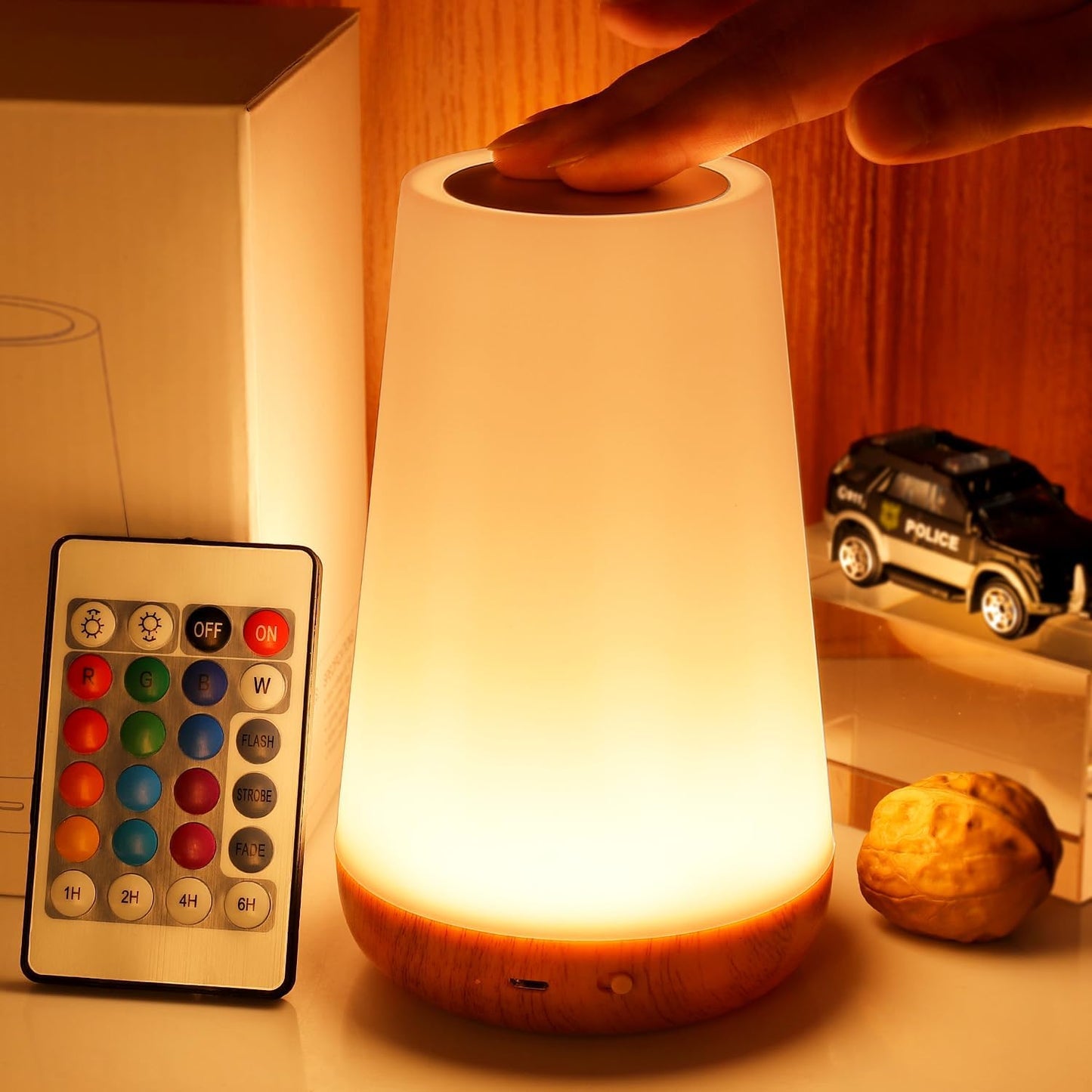 Portable Sensor Control Bedside Lamp