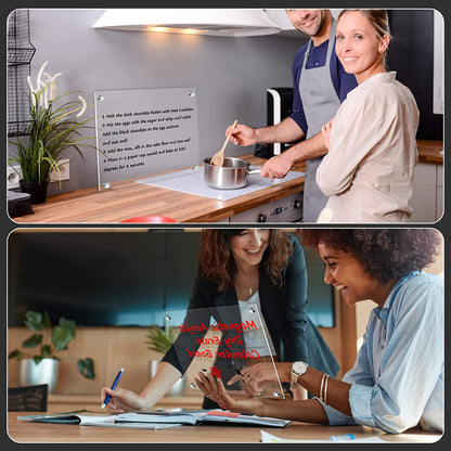 Magnetic Acrylic Note Board for Refrigerator