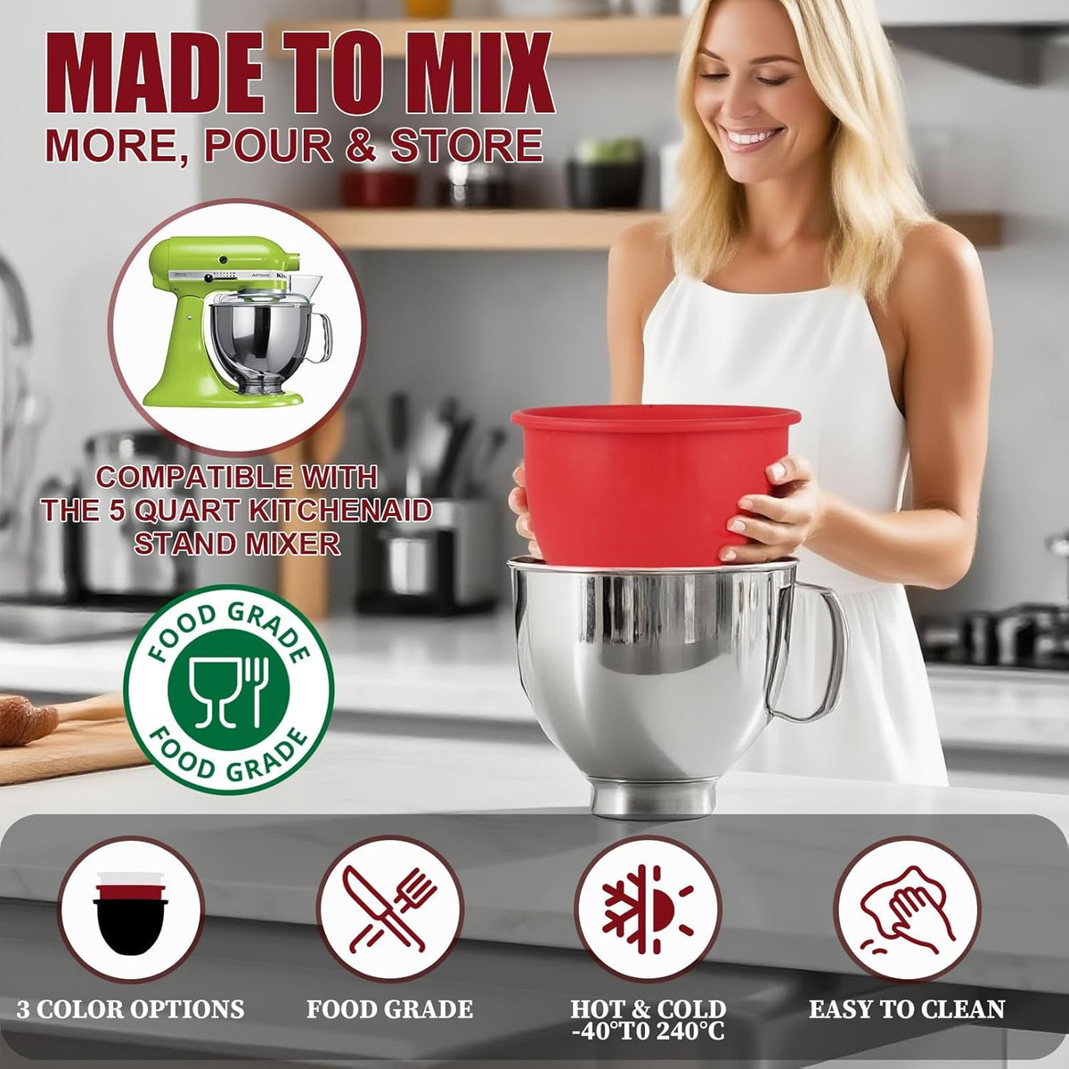 MixMate Silicone Bowl Liner