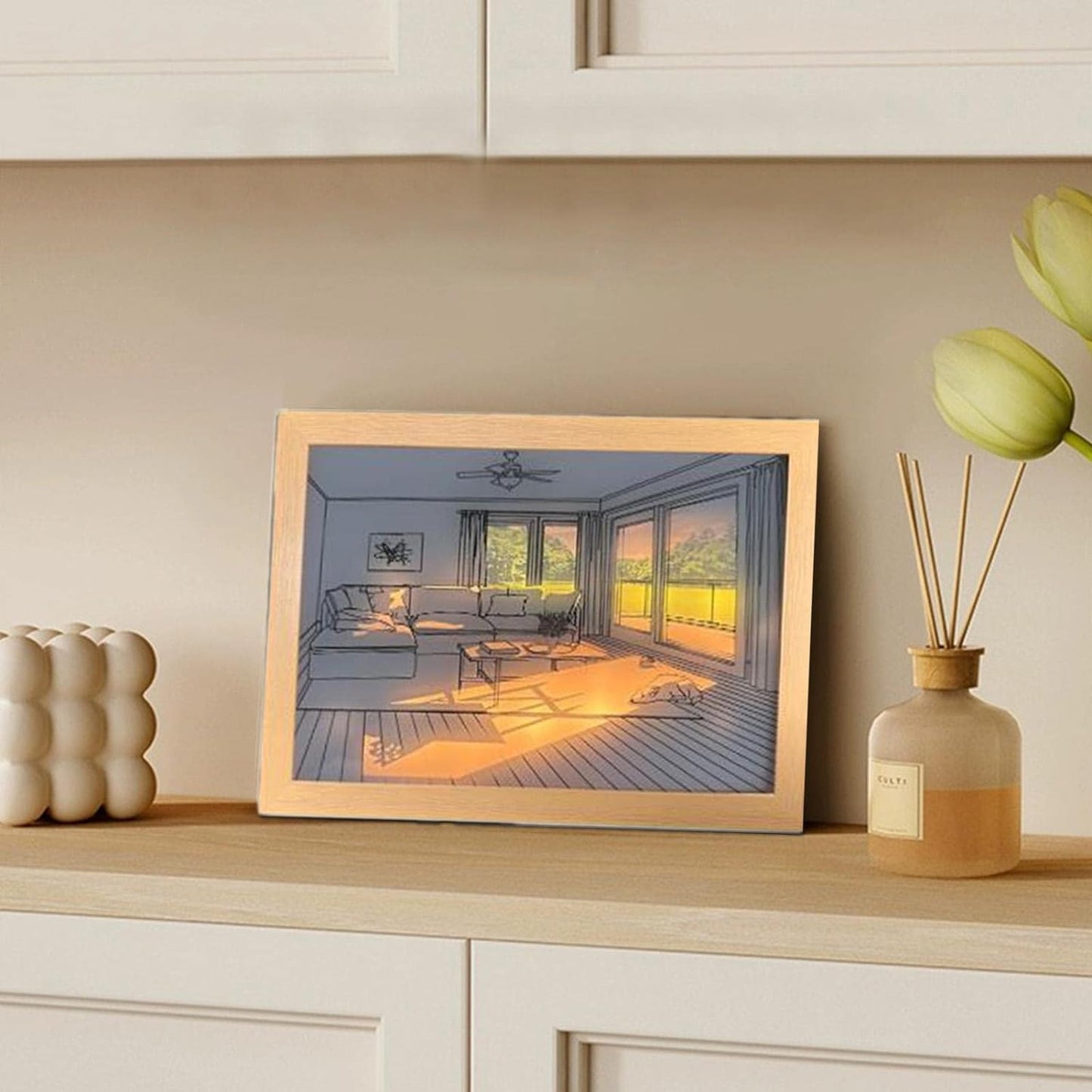 Night Light Photo Frame - B