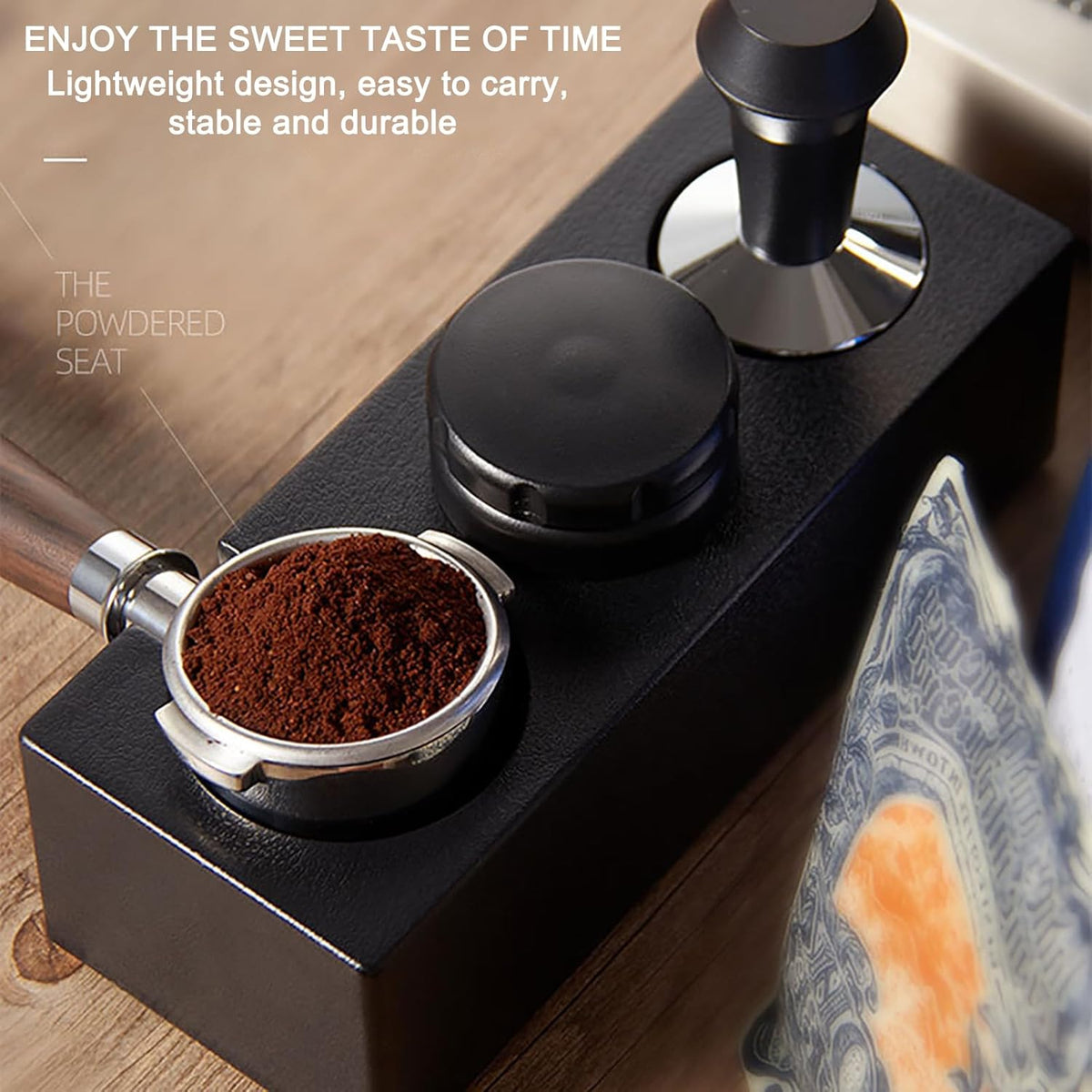 Espresso Tamping Station – Professional Tamper Holder Organizer