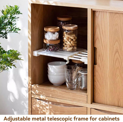 Tension Shelf Expandable Storage Rack – Adjustable Closet Cabinet Divider (29 cm – 47.5 cm)